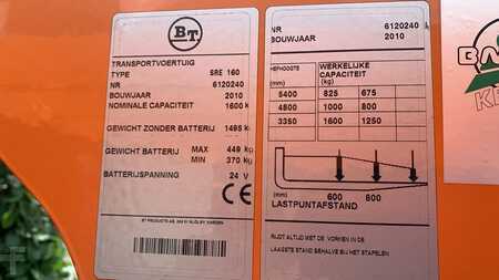 High lift pallet trucks sit-down 2010  BT SRE160 (6)