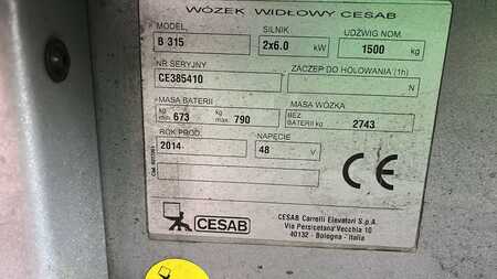 Elektrisk- 3 hjul 2014  Cesab B315 (6)