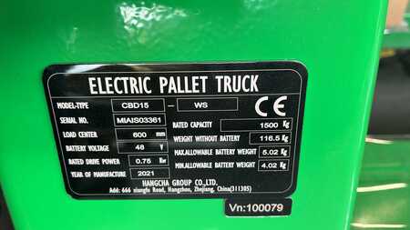 Electric Pallet Trucks 2021  HC (Hangcha) CBD15 (4) 