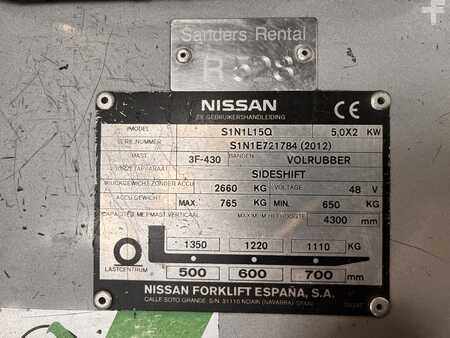 3-wiel elektrische heftrucks 2012  Nissan S1N1L15Q (6)