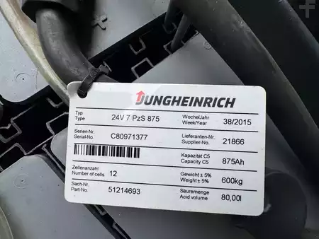 Carrelli elettrici 3 ruote 2015  Jungheinrich EFG113--EK (16)