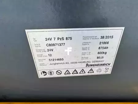 Carrelli elettrici 3 ruote 2015  Jungheinrich EFG113--EK (17)