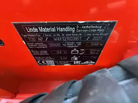 Niederhubwagen 2020  Linde T20AP-131-08--EK (11)