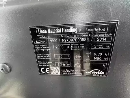 Elektro 4 Rad 2014  Linde E20/600H + Ladegerät NEU 80100--EK (20)