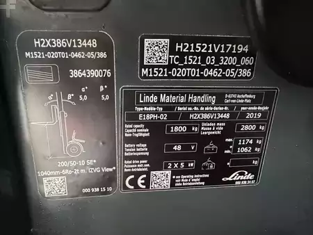 Elektro 4 Rad 2019  Linde E18PH  + Ladegerät NEU 48120 --EK (23)