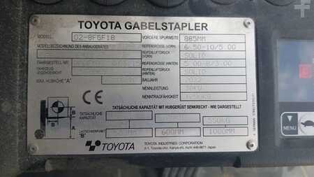 Treibgasstapler 2022  Toyota 02-8FGF18 (7)