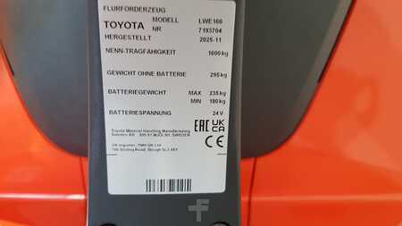 Niederhubwagen 2025  BT LWE160 (2)