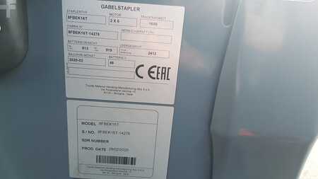 Eléctrica de 3 ruedas 2020  Toyota 8FBEK16T (5)