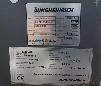 Porta-paletes elétrico 2020  Jungheinrich EJE M13 Li-Ion (4pc in stock) (5)