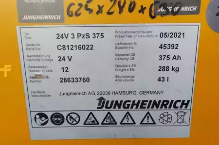 Elektromos emelőkocsik 2021  Jungheinrich ERE 120 2t/ 2021yy (12)