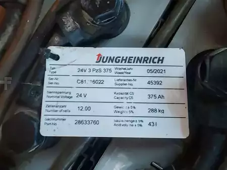 Elektromos emelőkocsik 2021  Jungheinrich ERE 120 2t/ 2021yy (10)