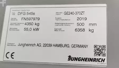 Dieselový VZV 2019  Jungheinrich DFG 545s res MA (14)