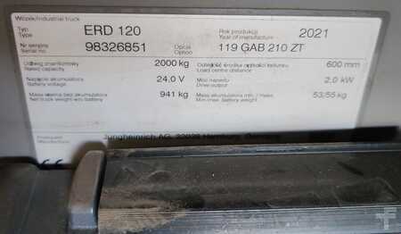 Ledstaplare gå 2021  Jungheinrich ERD120 Li-Ion /2021y /1811mh (8)