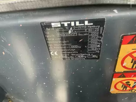 Elektro čtyřkolový VZV 2004  Still R60-25 /batt 2013 (14)