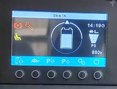 Elektro tříkolové VZV 2021  Jungheinrich EFG 216k 880mh/ 4.6m/ 2021y (10)