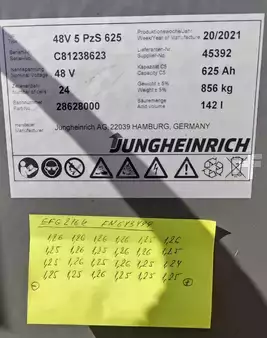 Elektro tříkolové VZV 2021  Jungheinrich EFG 216k 880mh/ 4.6m/ 2021y (19)