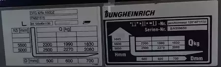 Dieselový VZV 2020  Jungheinrich DFG 425s 5.5m/ 4v/ 4371mh (15)
