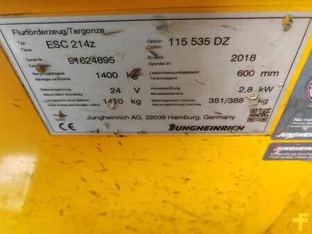 Wózek wysokiego podnoszenia z fotelem 2018  Jungheinrich ESC214z initial lift (18)