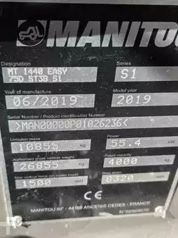 Telescopic forklift rigid 2019  Manitou MT 1440 (7)