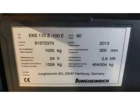 Vertikální vychystávací vozík 2013  Jungheinrich EKS110 (5)