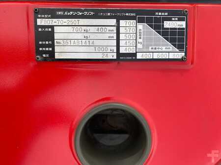 Apilador eléctrico - Nichiyu FBD7-70 (7)