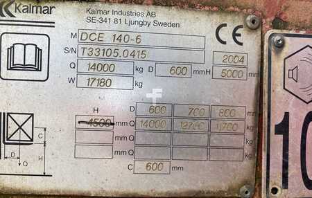 Carrello elevatore diesel 2004  Kalmar DCE140-6 (10)