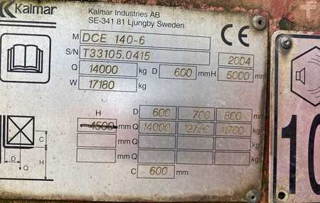 Dieselový VZV 2004  Kalmar DCE140-6 (10)