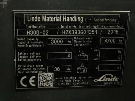 Dieselový VZV 2016  Linde H30D-02 393 DONOR (6)