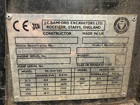 Telescopic forklift rigid 2005  JCB TLT30G (6)