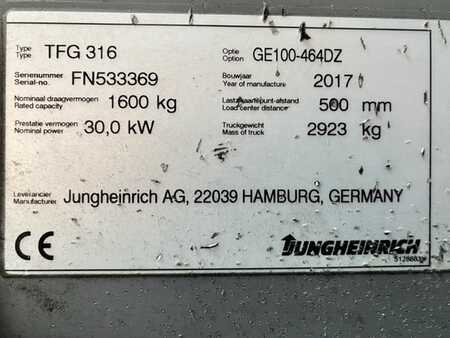 Empilhador a gás 2017  Jungheinrich TFG316 (14)