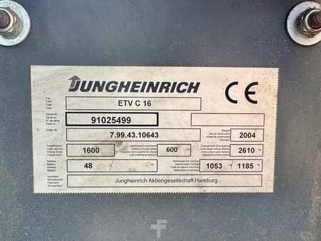 Työntömastotrukki 2004  Jungheinrich ETV C16 (15)