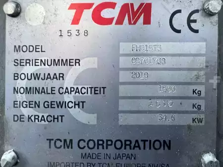 LPG Forklifts 2010  TCM FHG15T3 (15)