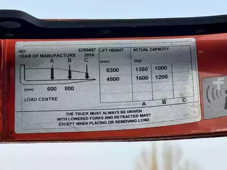 Chariots à mât rétractable 2014  BT RRE 160 R (13)