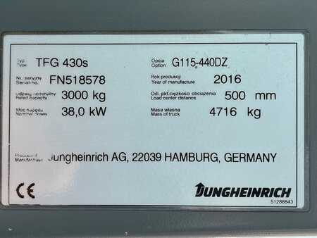 Chariot élévateur gaz 2016  Jungheinrich TFG430s (17)