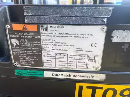 Carretilla elevadora diésel 2011  Hyster H 2.50 FT 2500kg LPG heftruck (13)