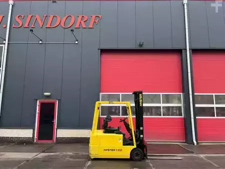 Sähkö - 3 pyör 1998  Hyster J1.80 XMT 1800 kg E heftruck TRIPLO, Sideshift (1)