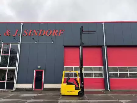 Sähkö - 3 pyör 1998  Hyster J1.80 XMT 1800 kg E heftruck TRIPLO, Sideshift (16)