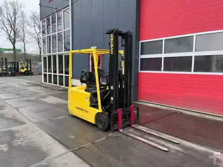 Sähkö - 3 pyör 1998  Hyster J1.80 XMT 1800 kg E heftruck TRIPLO, Sideshift (2)