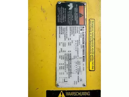 Elektrisk- 3 hjul 1995  Hyster A 1.50 XL 1500kg E-heftruck (17)