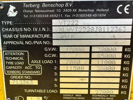 Tracteurs à bagages 2018  Terberg YT222 (12)
