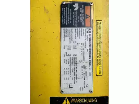 Chariots électriques à 3 roues 1995  Hyster A 1.50 XL 1500kg E-heftruck (17)