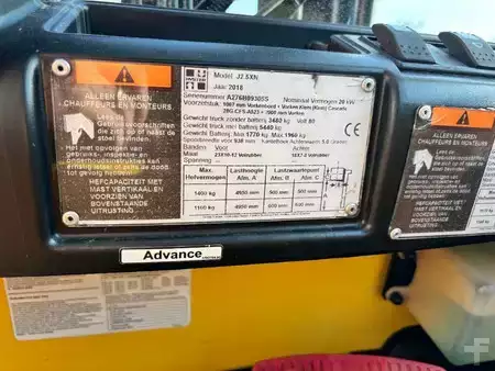 Eléctrico - 4 rodas 2018  Hyster J 2.5 XN 2500kg E- Heftruck Triplo (15)