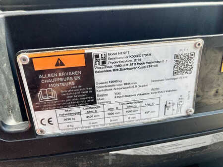 Empilhador diesel 2014  Hyster H 7.0 FT 7000kg Diesel Heftruck (13)