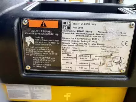 Carrelli elettrici 3 ruote 2018  Hyster J1.6XNT (12)