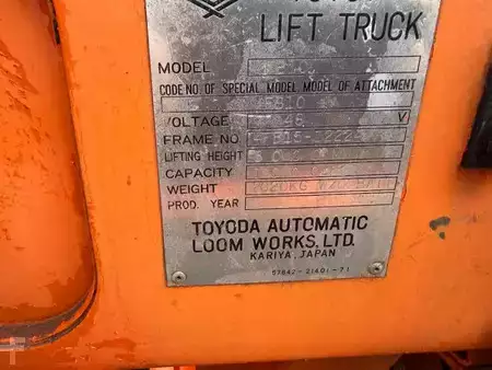 Carrelli elettrici 4 ruote - Toyota 4 FB 10 1000 kg elektrische heftruck (7)