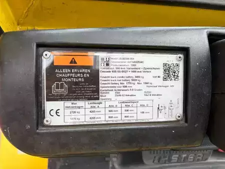Elektro 4 Rad 2005  Hyster J 3.00 XM 3000kg Electric forklift (8)