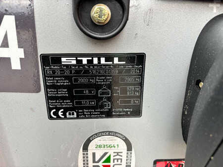 Eléctrico - 4 rodas 2014  Still RX 20-20 2000kg TIPLO / Sideshift (16)