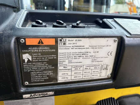 Eléctrico - 4 rodas 2012  Hyster J2.5XN EX Cat 3GD (11)