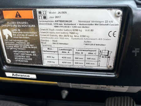 Elektro čtyřkolový VZV 2017  Hyster J 40 XN EX 3G met NL kenteken (32)