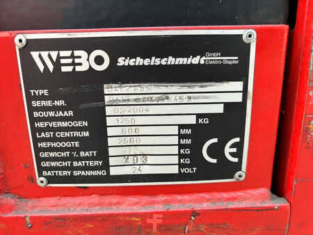 Stoccatori 2004  Sichelschmidt D 412 ASM 1250 kg stapelaar (6)